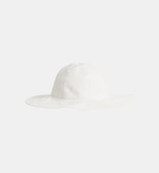 Chapeau evi en toile de lin Agnès b.