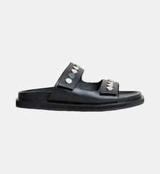 Mules plates Walo en cuir Jonak