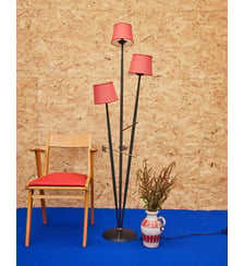 Lampadaire en métal mid-century Julien N°384- Produit chiné Debongout
