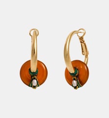 Boucles d'oreilles fines créoles   - Babylone Satellite