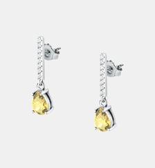 Boucles D'Oreilles en acier, cristaux, TESORI Morellato