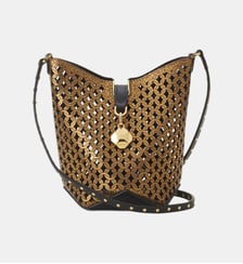 Sac Sceau Nano Catch By Lanvin En Cuir Brillant Lazé Lanvin