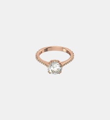Bague cocktail Stilla, Pavé, Doré à l’or rose 18 carats (750/1000) Swarovski