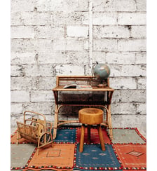 Bureau en rotin Yvan N°18- Produit chiné Debongout