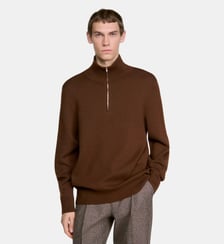 Pull boxy à col montant Sandro