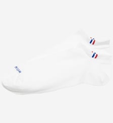 Pack 2 chaussettes en coton - Blanc Arthur