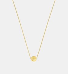Collier fin pendentif   doré à l'or fin - Betty Satellite