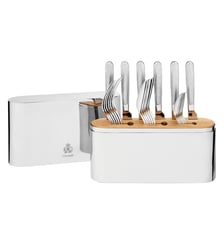 Ensemble pour 6 personnes (24 pièces) en acier avec écrin - CONCORDE Christofle