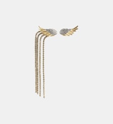 Boucles D'Oreilles Rock Feather Strass Zadig&Voltaire