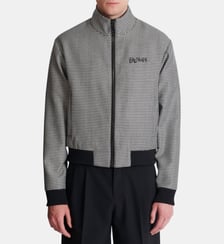 Veste en laine pied-de-poule Balmain