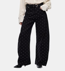 Pantalon barrel clouté Pinko