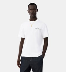 T-shirt fabriqué en France signature brodée Lacoste