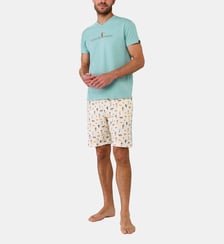 Pyjashort en jersey de coton léger - Toucankamon Arthur