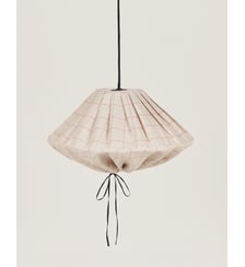 Abat-jour pour suspension en lin français diam. 50cm Yumi Nobodinoz