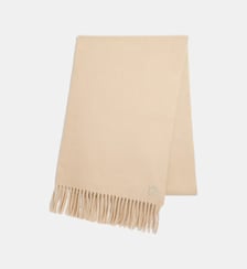 Écharpe en laine à franges Sandro