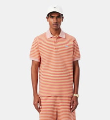Polo classic fit texturé rayures Lacoste
