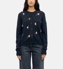 Gilet en laine à fleurs - RAYMONDE Gerard Darel
