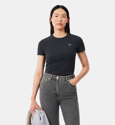 T-shirt slim fit coton côtelé Lacoste