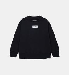 Sweat-shirt à col rond avec logo MM6 Maison Margiela