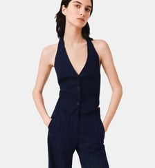 Top tailleur dos nu Maje
