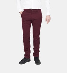 Pantalon CHINO homme BORDEAUX Atelier Privé