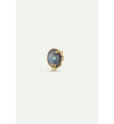 Broche lapis-lazuli et turquoise, serpent doré Les Néréides