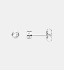 Clous d'oreilles pierre blanche Thomas Sabo