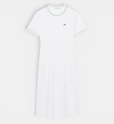 Robe t-shirt jersey liserés Lacoste