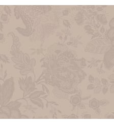 Serviette lin & coton antitache motif jacquard blanc Mille giverny blanc Garnier Thiebaut