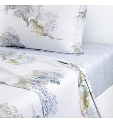 Drap plat en percale de coton Yves Delorme