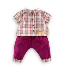 Chemise à Carreaux & Pantalon "Petit Explorateur" pour poupon 30 cm Corolle