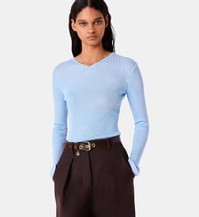 Pull en maille lurex Maje