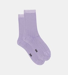 Mi-chaussettes effet satiné Mode Dim