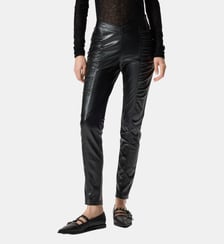 Leggings effet cuir stretch Pinko