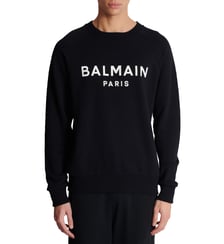 Sweat-shirt imprimé Paris Balmain