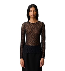 T-shirt manches longues dentelle Claudie Pierlot