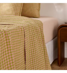 Drap plat en lin lavé La Redoute Interieurs