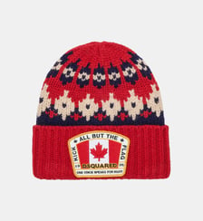 Bonnet en laine mélangée norvégienne Dsquared2