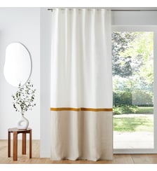 Rideau pattes cachées lin/velours La Redoute Interieurs