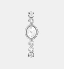 Montre Imber oval, Fabriqué en Suisse, Bracelet en métal, Acier inoxydable Swarovski