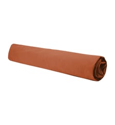 Drap housse en percale de coton lavé, DOUCEUR LAVÉE Blanc Cerise