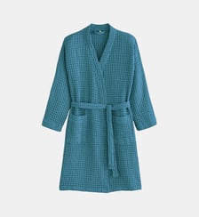 Peignoir kimono nid d'abeille 350 g/m² La Redoute Interieurs