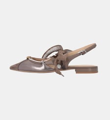 Ballerines slingbacks à lacets Pinko