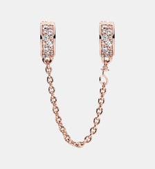Charm Clip Chaîne de Confort Pavé Incolore Pandora