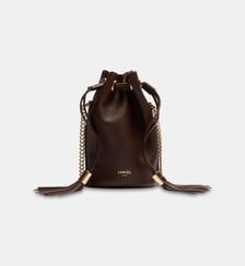 Mini sac seau en cuir signature Lancel