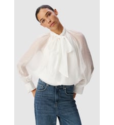 Blouse col lavallière manches ballon Ikks