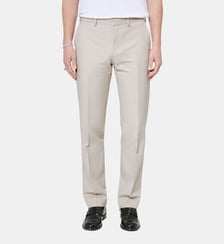 Pantalon de costume en coton lin The Kooples