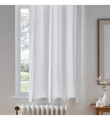 Rideau radiateur lin lavé à oeillets La Redoute Interieurs