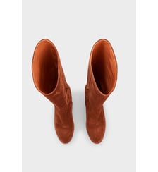 Bottes Lizzie en cuir-Camel-36 - FR Pablo