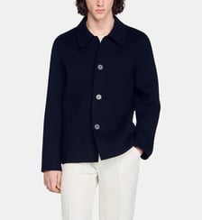 Blouson worker en laine Sandro